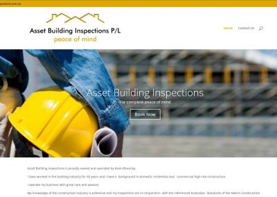 Web Design for Asset Building Inspections